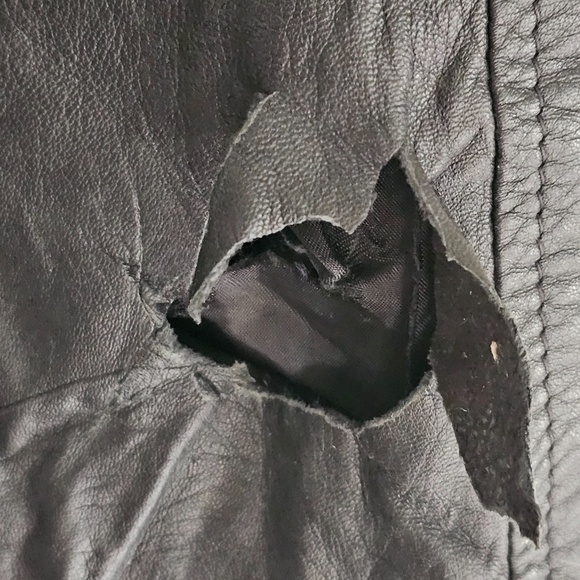 Vera Pelle Vintage Long Black Leather Coat – Men's - Picture 3 of 8